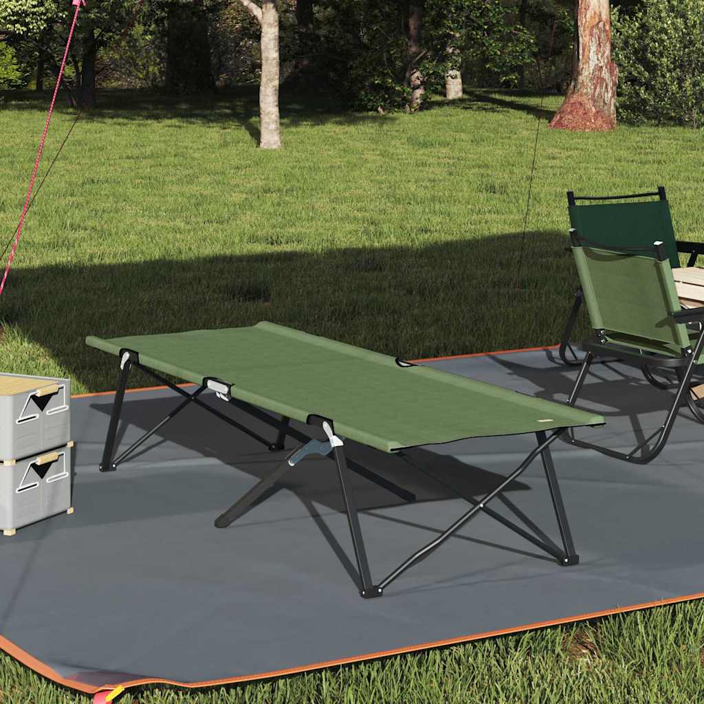 Folding Camping Bed 206 X 76 X 74 Cm Oxford And Steel