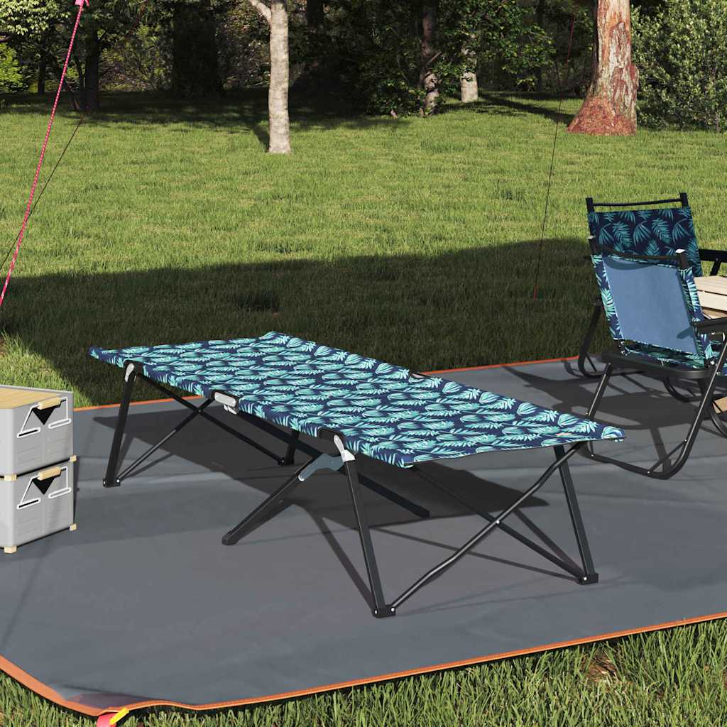 Folding Camping Bed 206 X 76 X 74 Cm Oxford And Steel