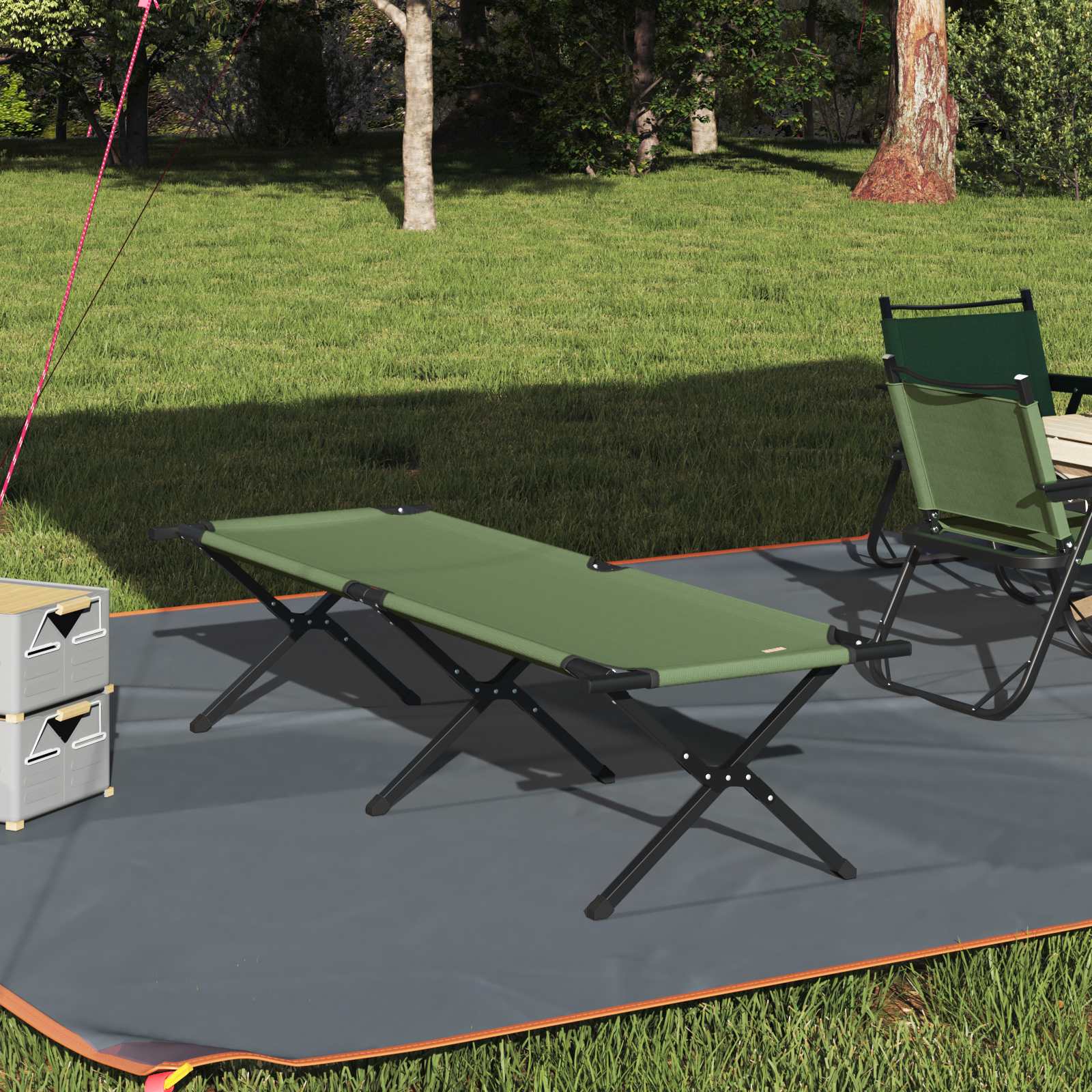 Folding Camping Bed Folding Oxford Fabric