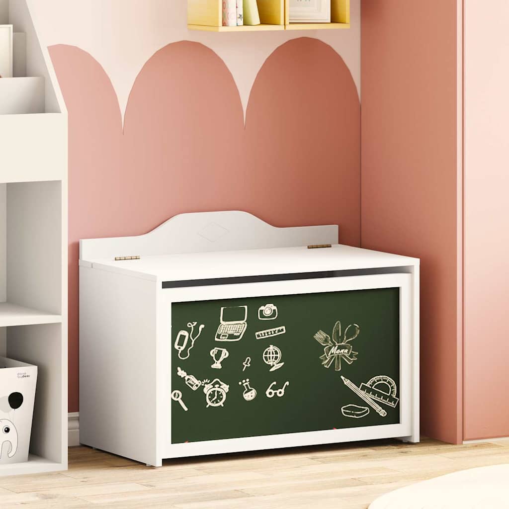 Box With Storage And Chalkboard Front With Storage Roros