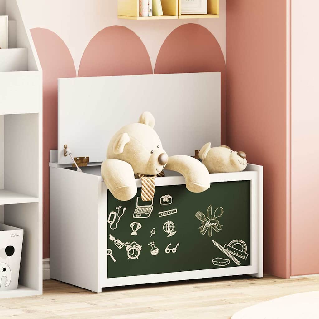 Box With Storage And Chalkboard Front With Storage Roros