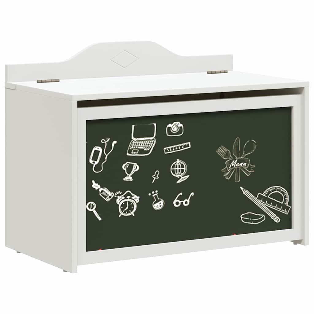Box With Storage And Chalkboard Front With Storage Roros