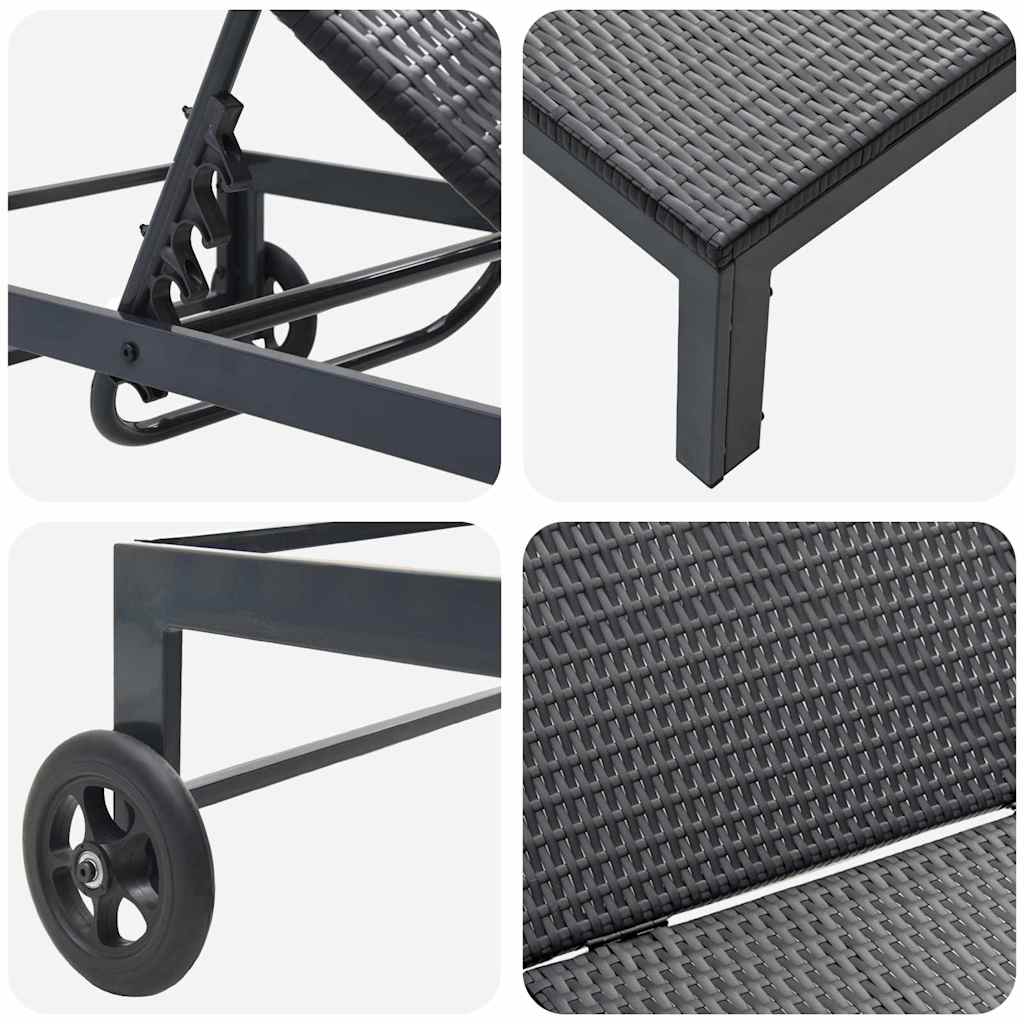 Sunbed Poly Rattan