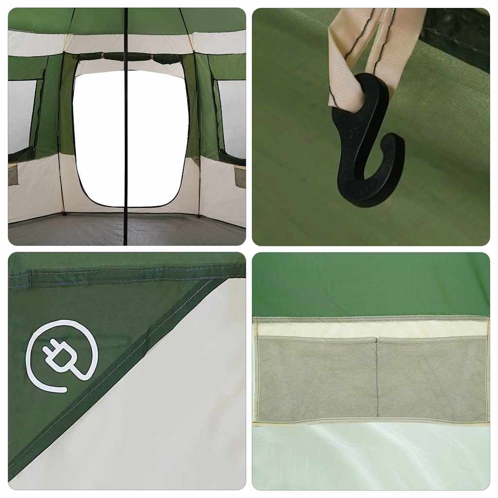 Cabin Tent 12-Person And White 405 X 405 X 273 Cm