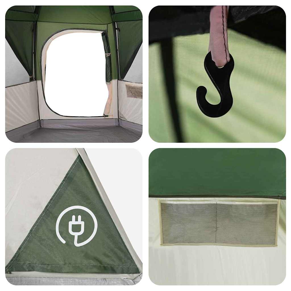 Cabin Tent 6-Person With Roof 425 X 396 X 222 Cm