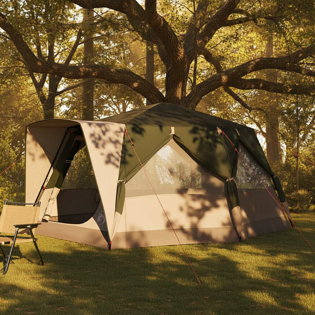 Cabin Tent 7-Person With Roof 400 X 350 X 212 Cm
