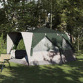 Tents Large Family Camping Tent 7 Person Waterproof Outdoor Festival Green Blue