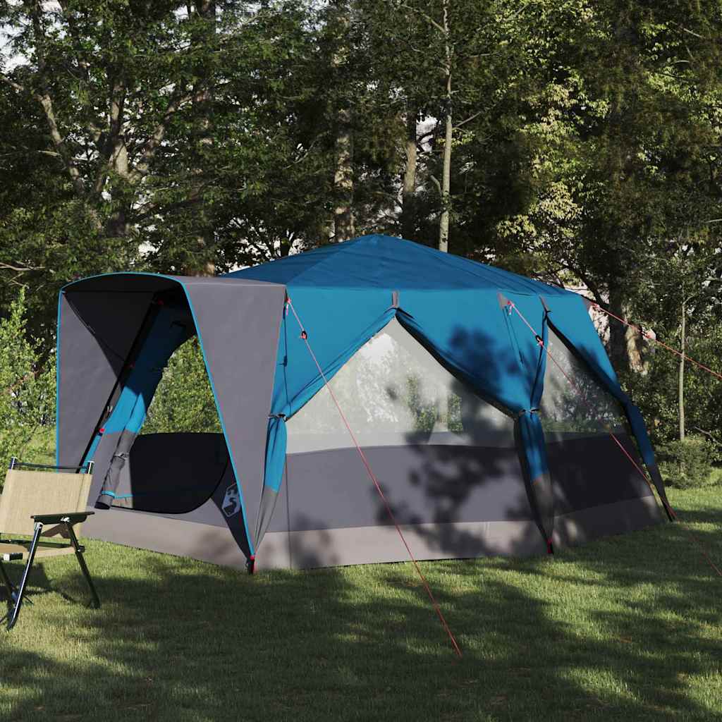 Tents Large Family Camping Tent 7 Person Waterproof Outdoor Festival Green Blue