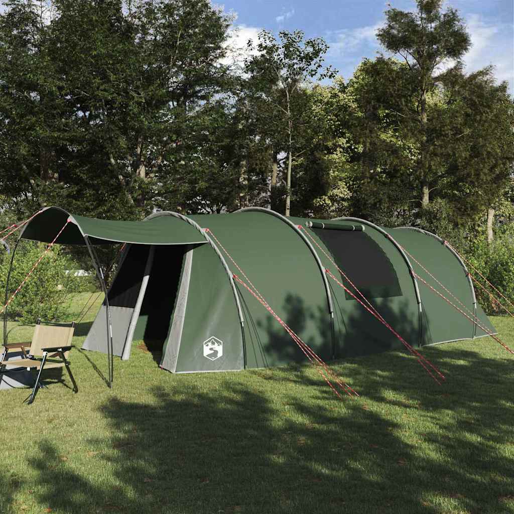Tunnel Tent 4-Person And White 740 X 370 X 220 Cm