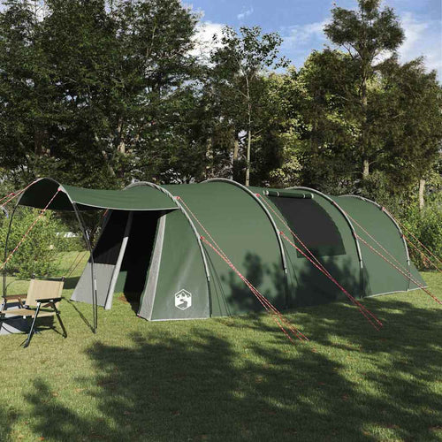 Tunnel Tent 4-Person And White 740 X 370 X 220 Cm