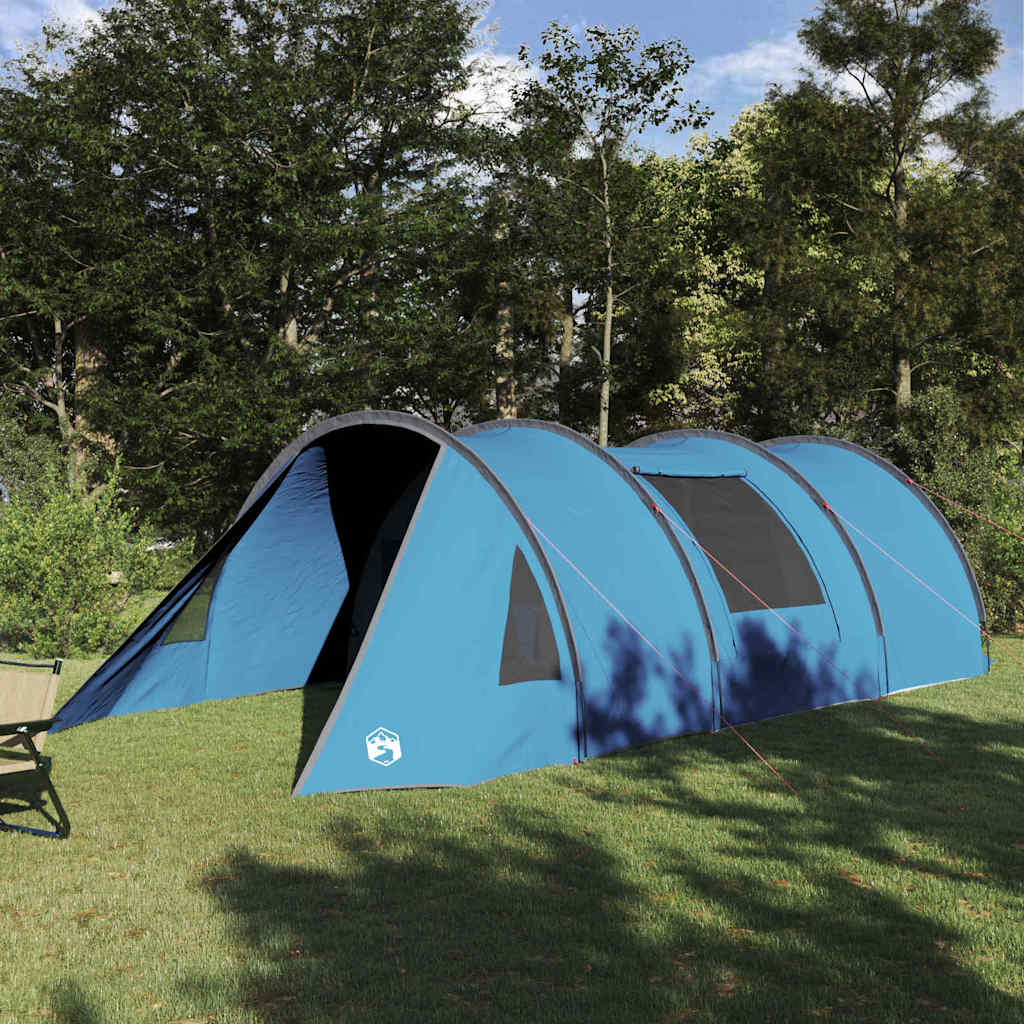 Tunnel Tent 6-Person With Roof And Grey 890 X 470 X 220 Cm