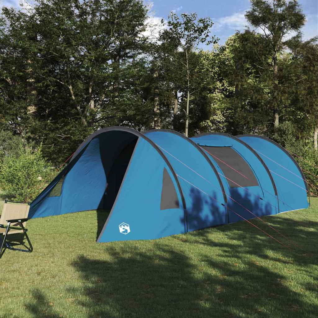 Tunnel Tent 6-Person With Roof And Grey 890 X 470 X 220 Cm