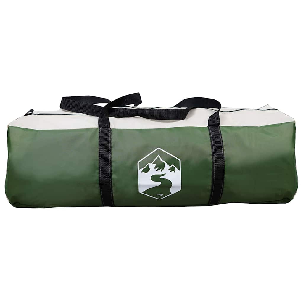 Tunnel Tent 6-Person And White 700 X 590 X 215 Cm