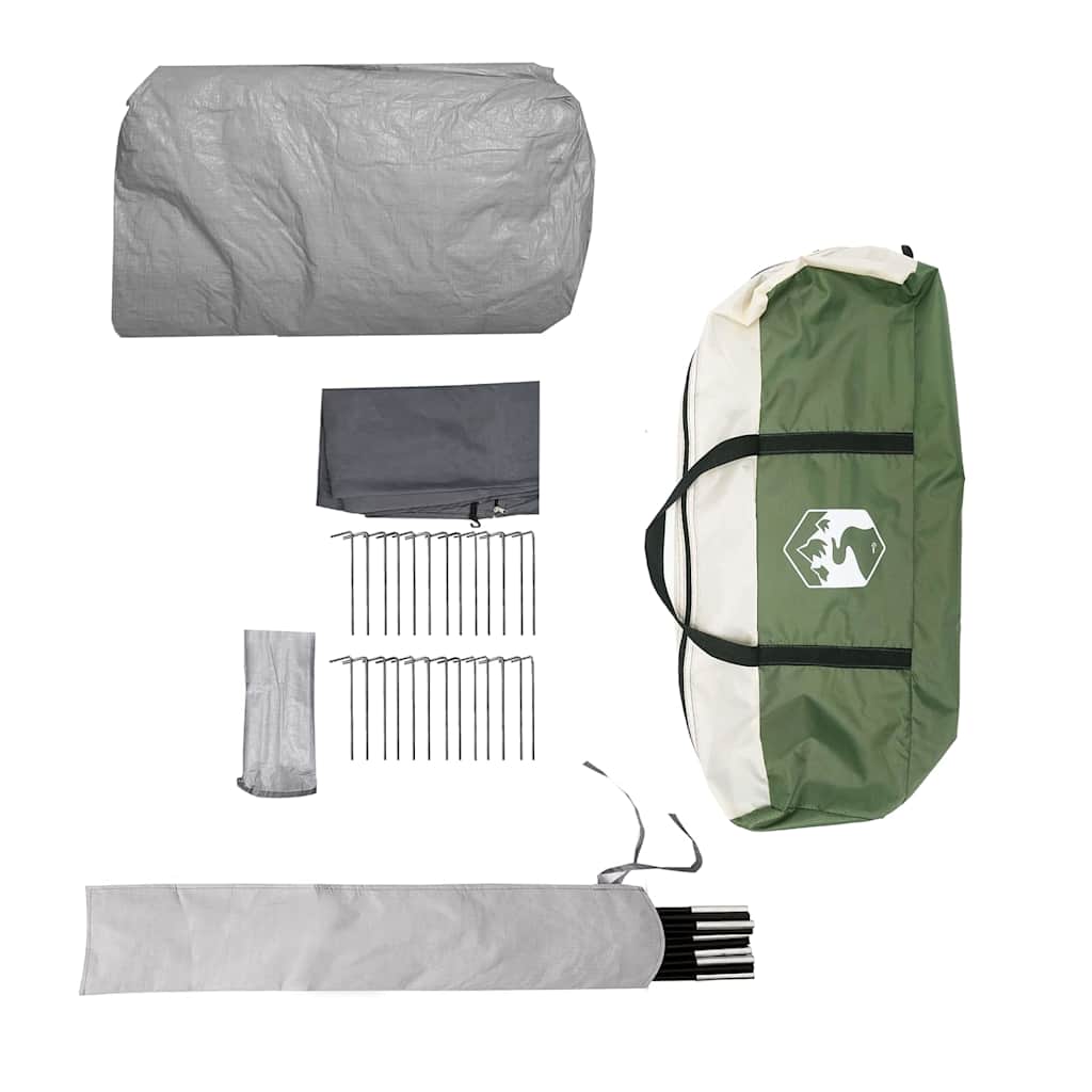 Tunnel Tent 6-Person And White 700 X 590 X 215 Cm