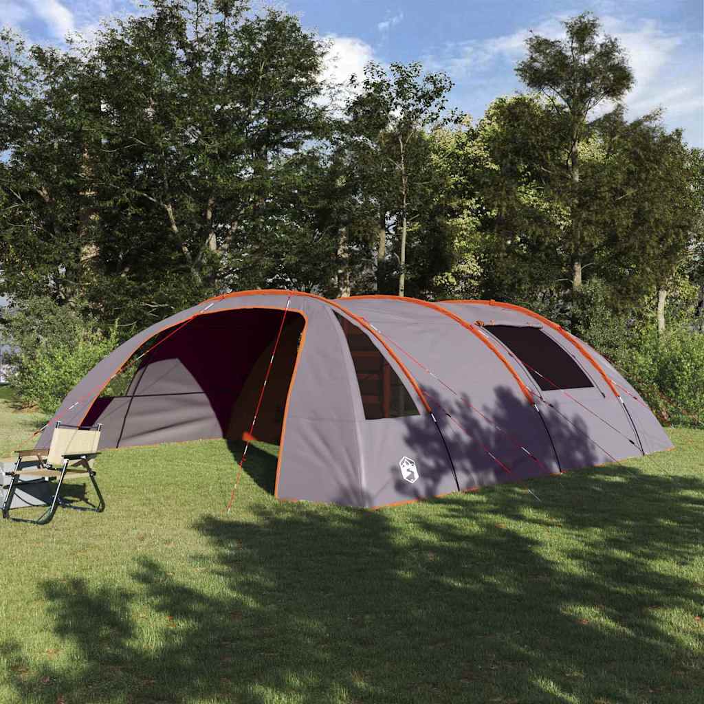 Tunnel Tent 6-Person And White 700 X 590 X 215 Cm