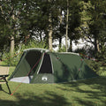 Tents 3 Person Waterproof Tunnel Tent Camping E-Port Green White Blue 328 cm