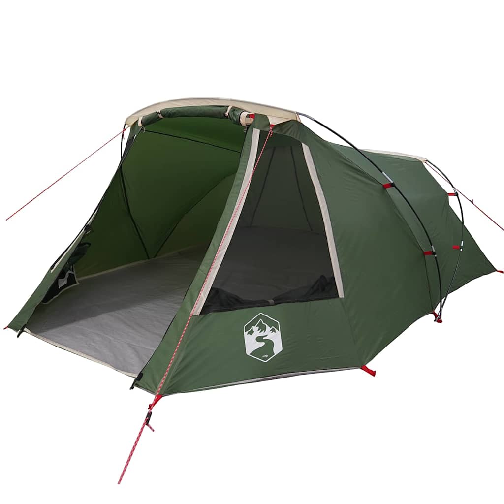 Tents 3 Person Waterproof Tunnel Tent Camping E-Port Green White Blue 328 cm