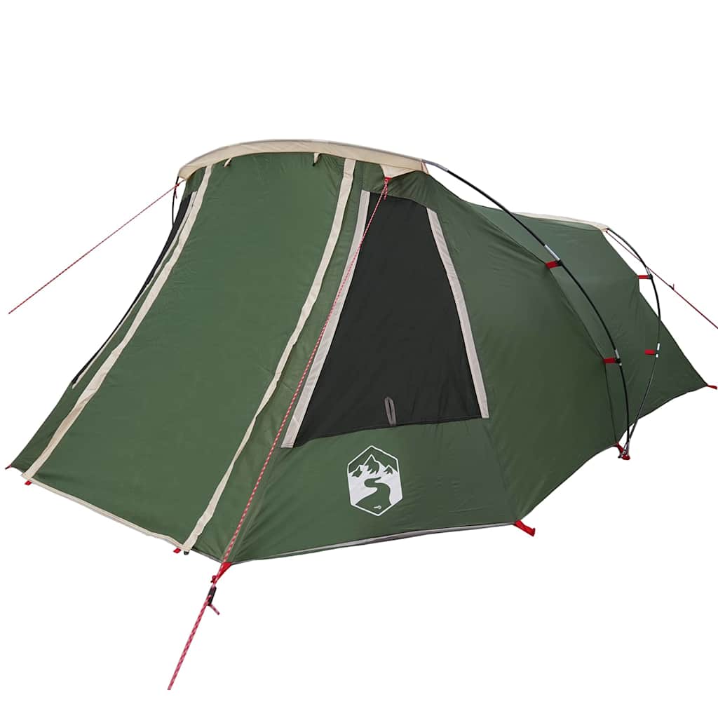 Tents 3 Person Waterproof Tunnel Tent Camping E-Port Green White Blue 328 cm
