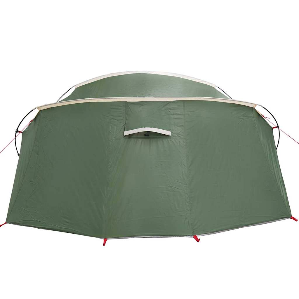 Tents 4 Person Tunnel Camping Tent Waterproof 318x275cm Green White Blue 318 cm