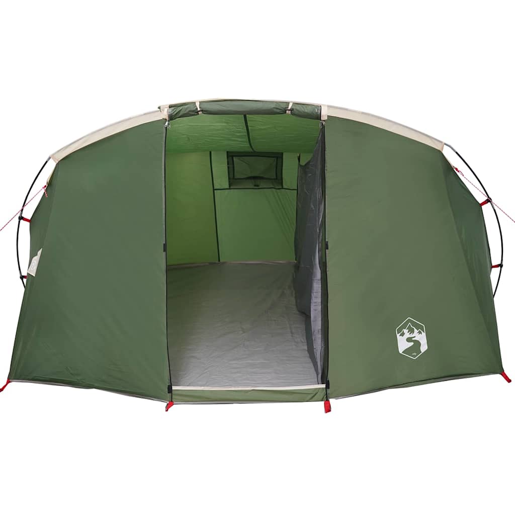 Tents 4 Person Tunnel Camping Tent Waterproof 318x275cm Green White Blue 318 cm
