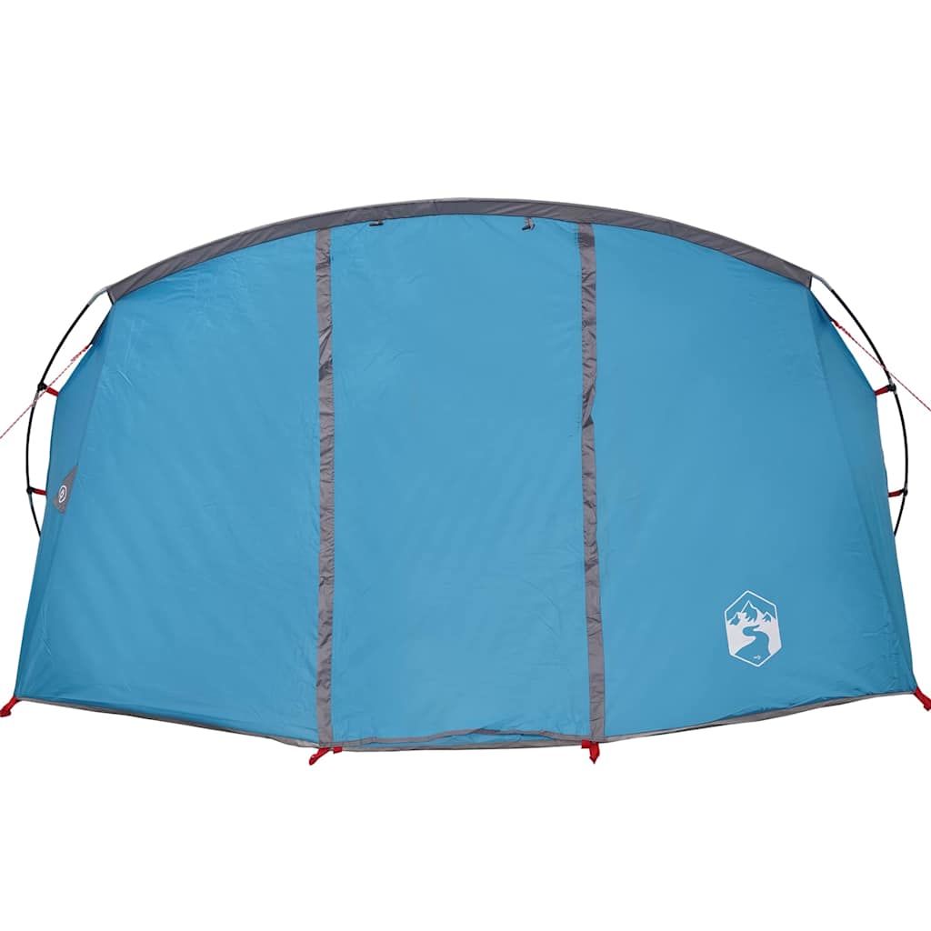 Tents 4 Person Tunnel Camping Tent Waterproof 318x275cm Green White Blue 318 cm