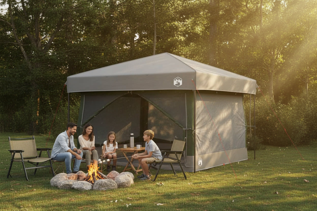 Inner Tent 7-Person With Roof And Grey 300 X 300X 250 Cm