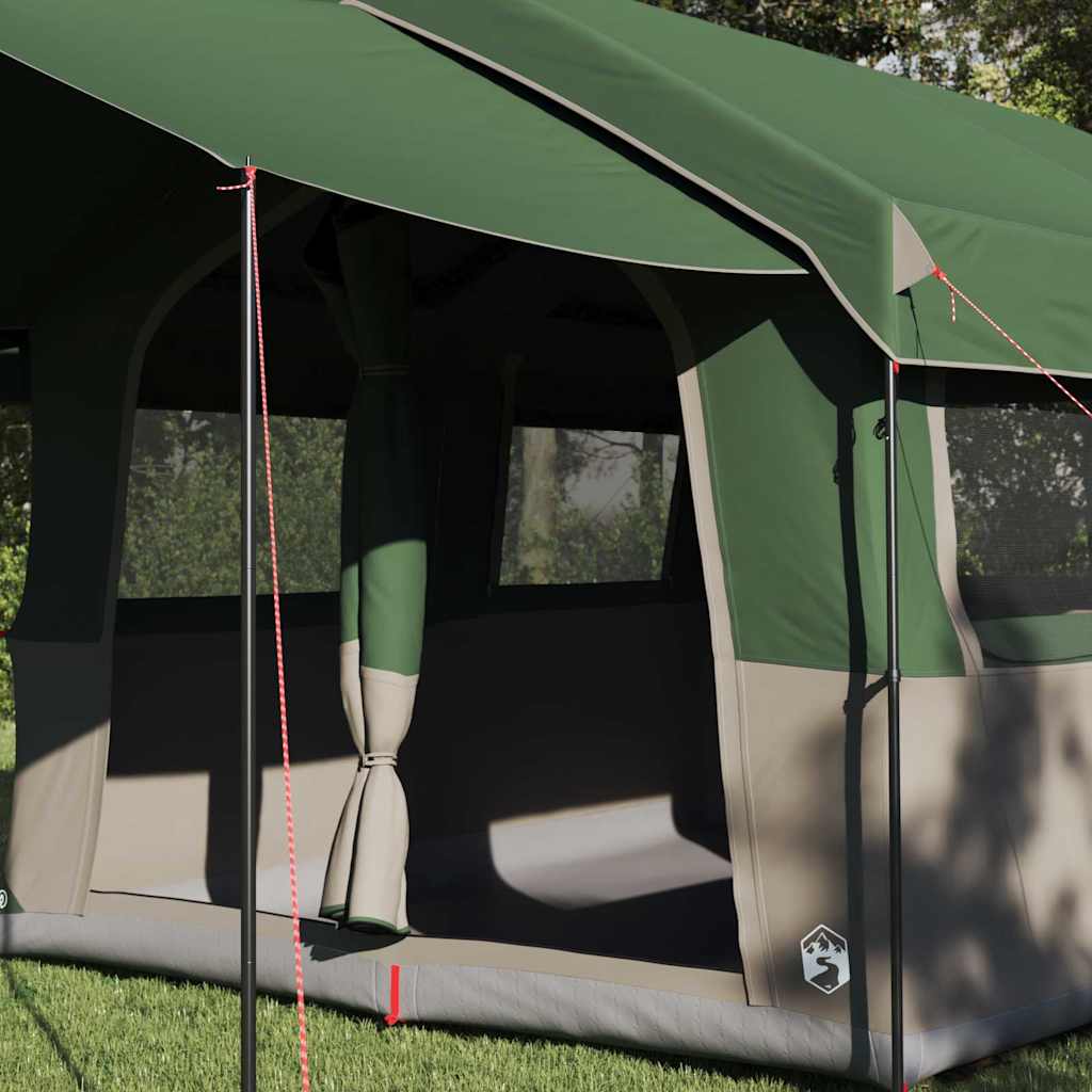Tents Family Tent 4-Person White 324 X 255 230 Cm Green Grey and orange Blue 324