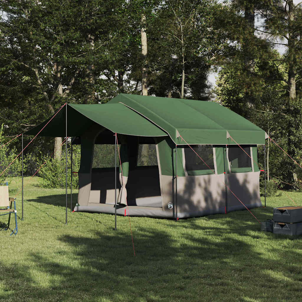 Tents Family Tent 4-Person White 324 X 255 230 Cm Green Grey and orange Blue 324