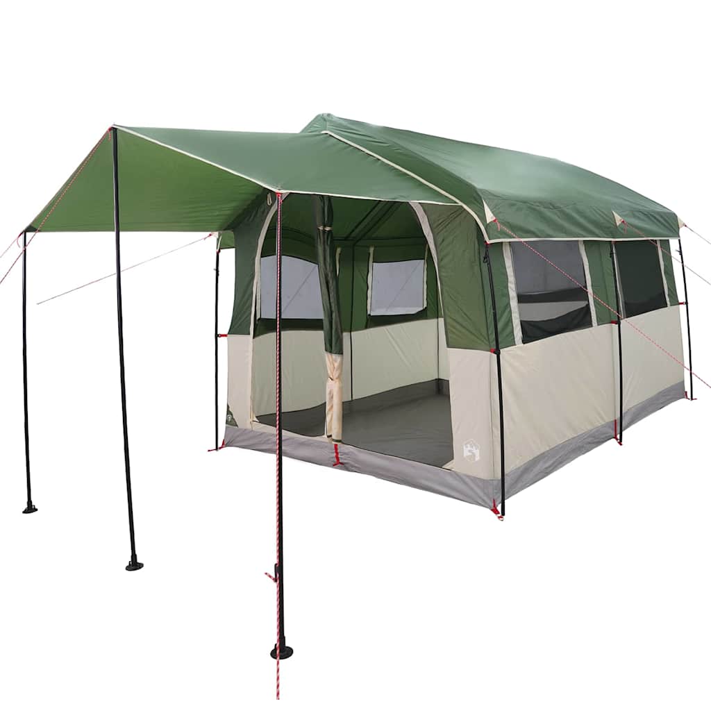 Tents Family Tent 4-Person White 324 X 255 230 Cm Green Grey and orange Blue 324