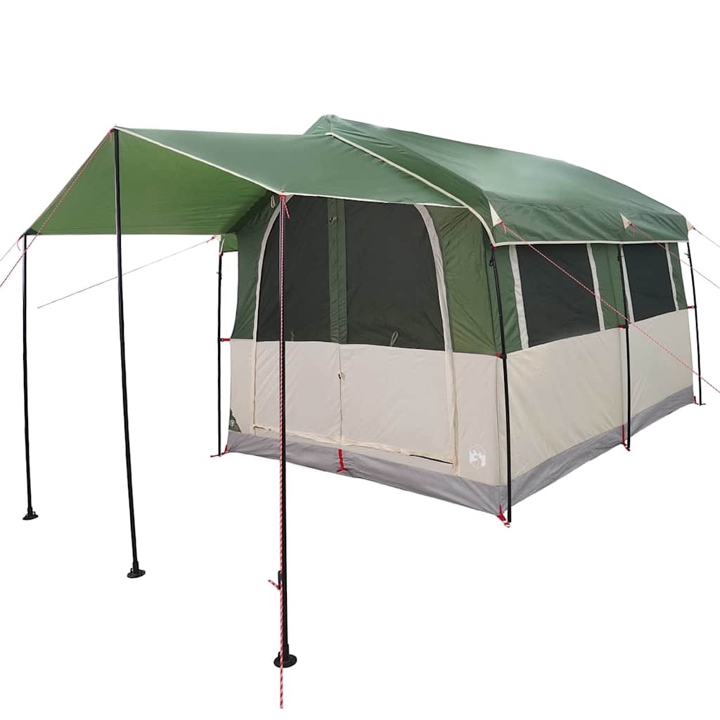 Tents Family Tent 4-Person White 324 X 255 230 Cm Green Grey and orange Blue 324