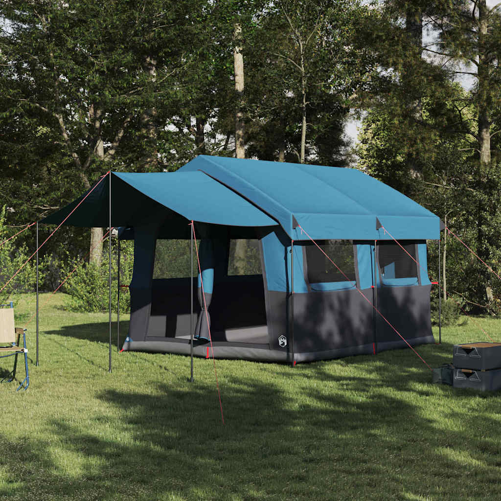 Tents Family Tent 4-Person White 324 X 255 230 Cm Green Grey and orange Blue 324