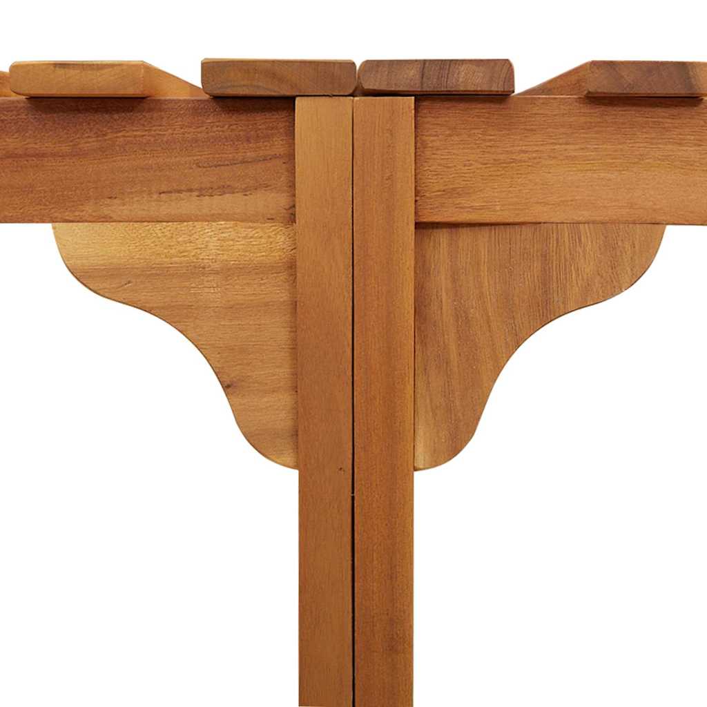 Hot Tub Surround Brown Solid Acacia Wood