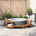 Hot Tub Surround Brown Solid Acacia Wood