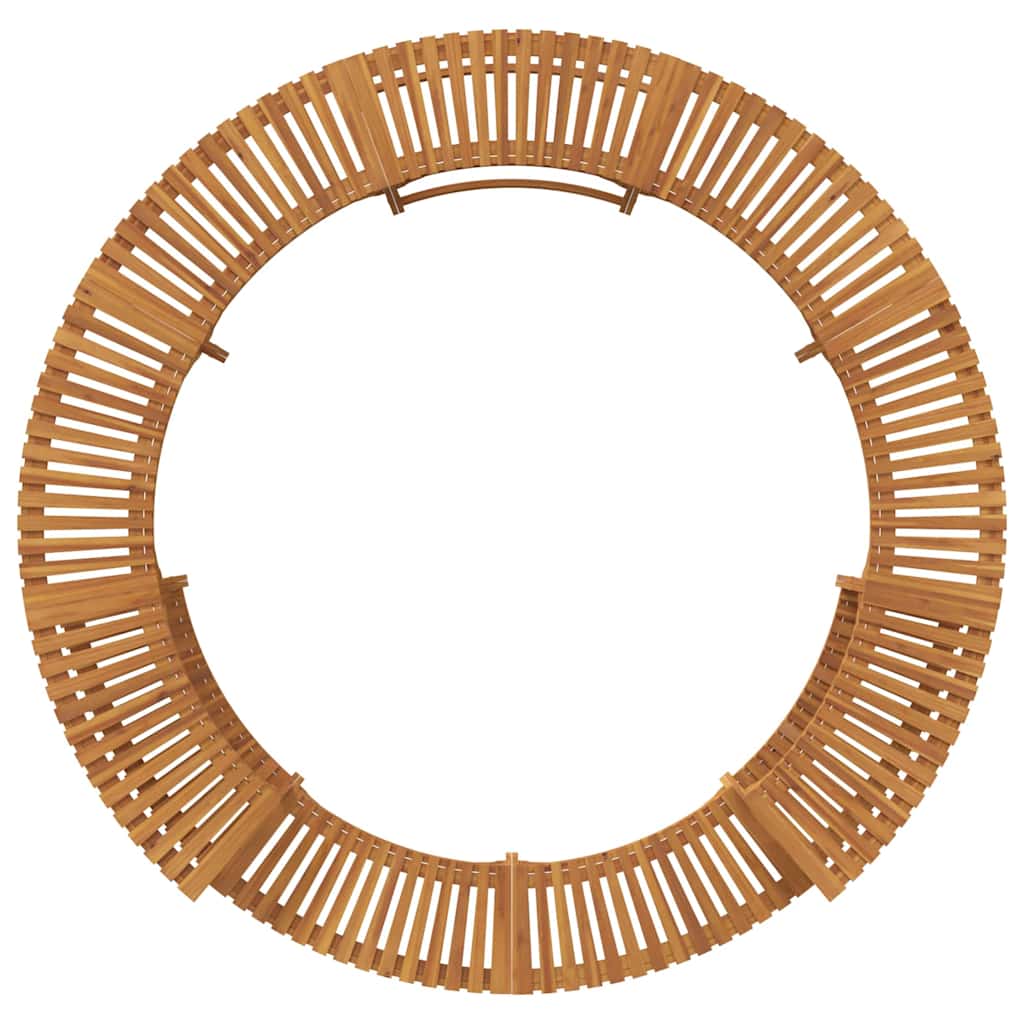 Hot Tub Surround Brown Solid Acacia Wood