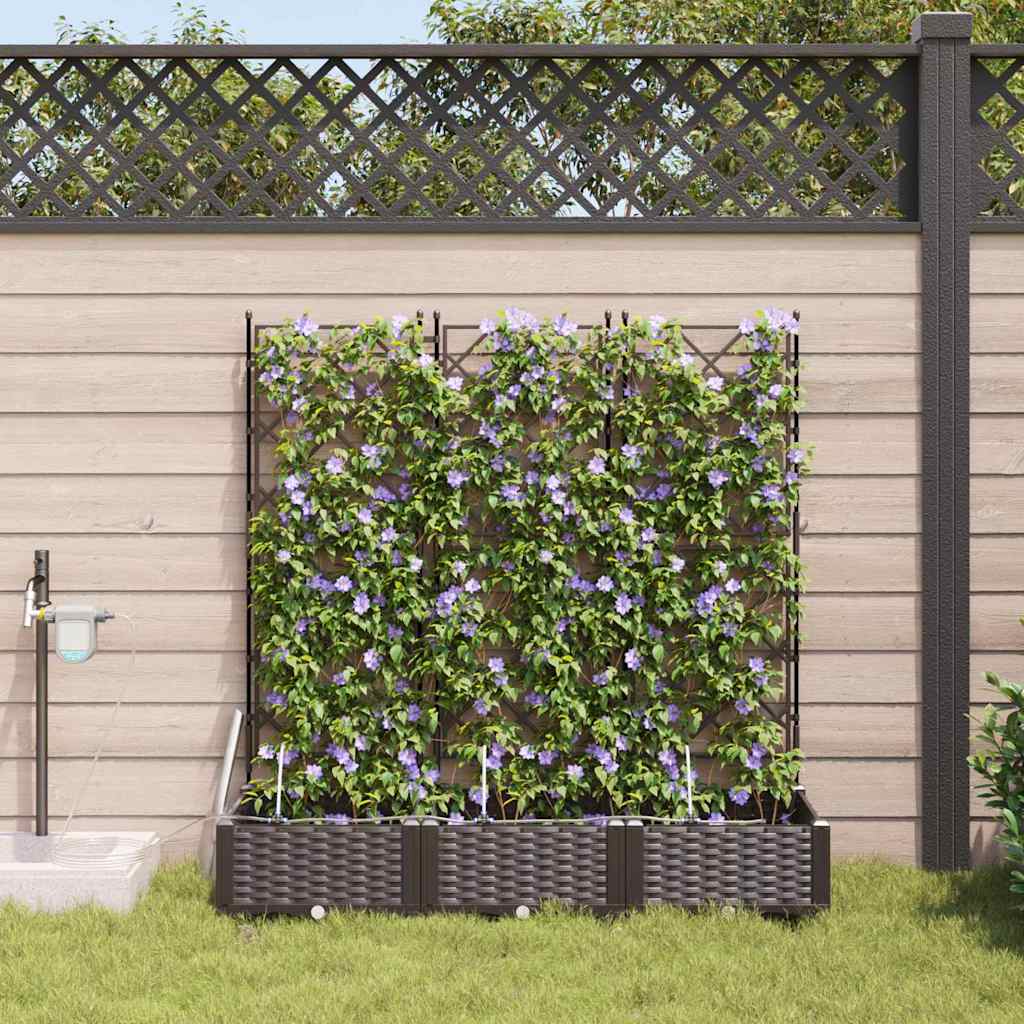 Garden Planter 3 Pcs Pp