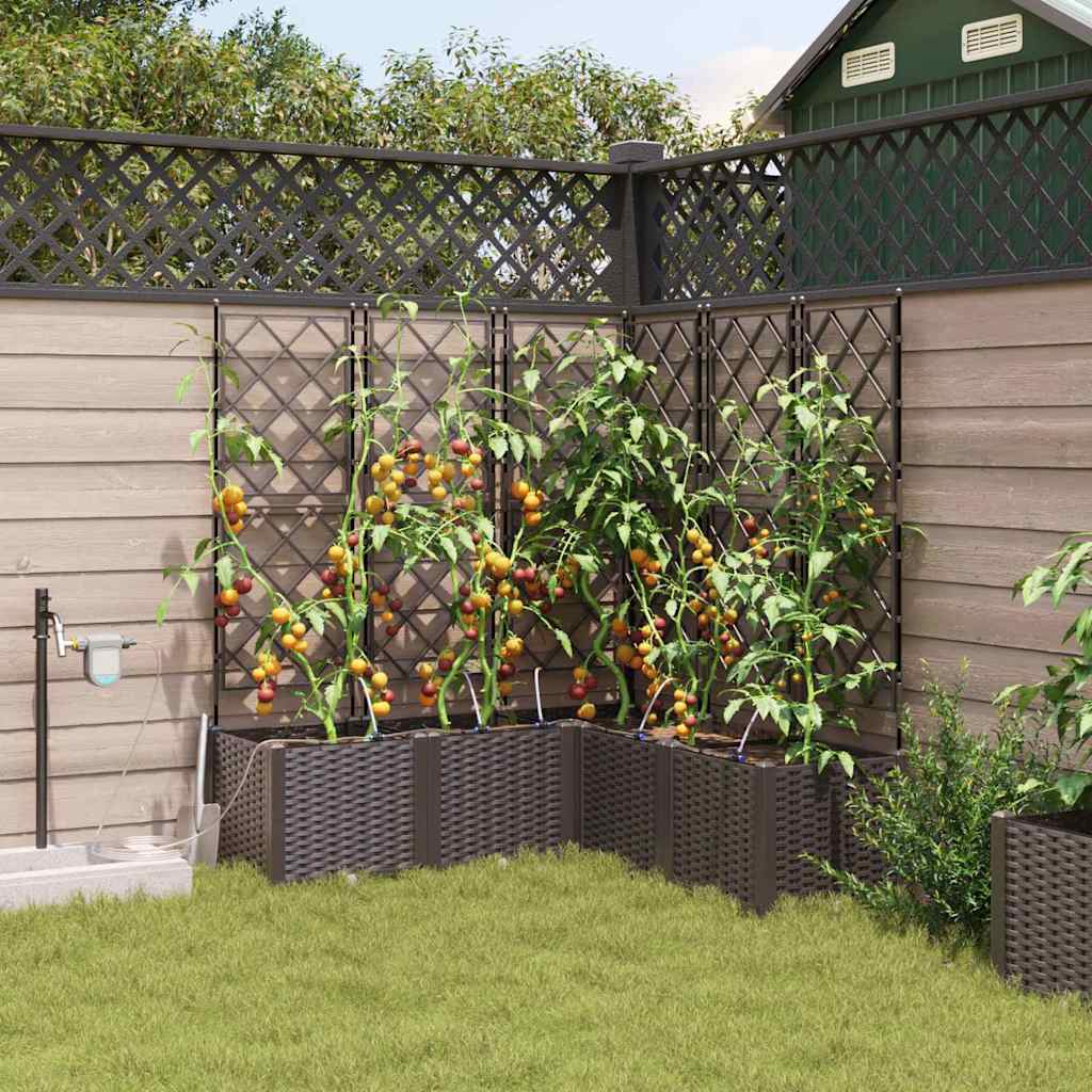 Garden Planter 3 Pcs Pp