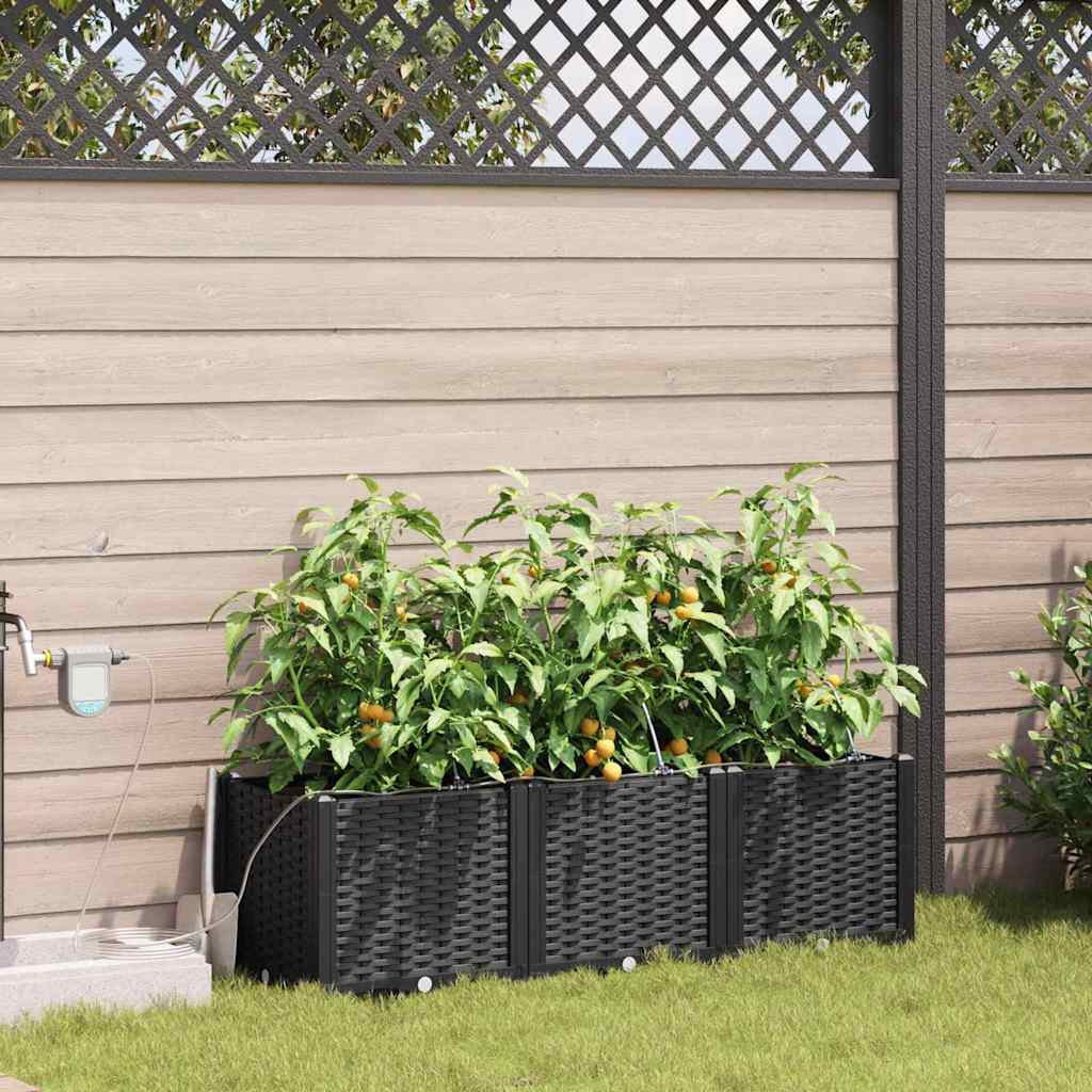 Garden Planter 3 Pcs Pp