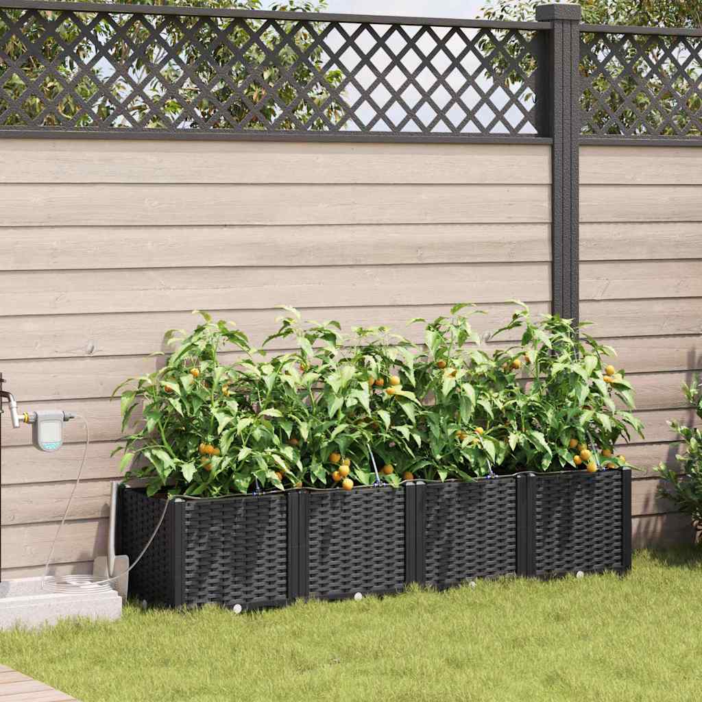 Garden Planter 3 Pcs Pp