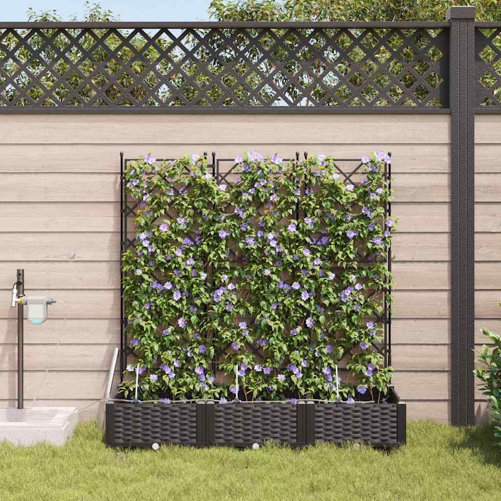 Garden Planter 3 Pcs Pp
