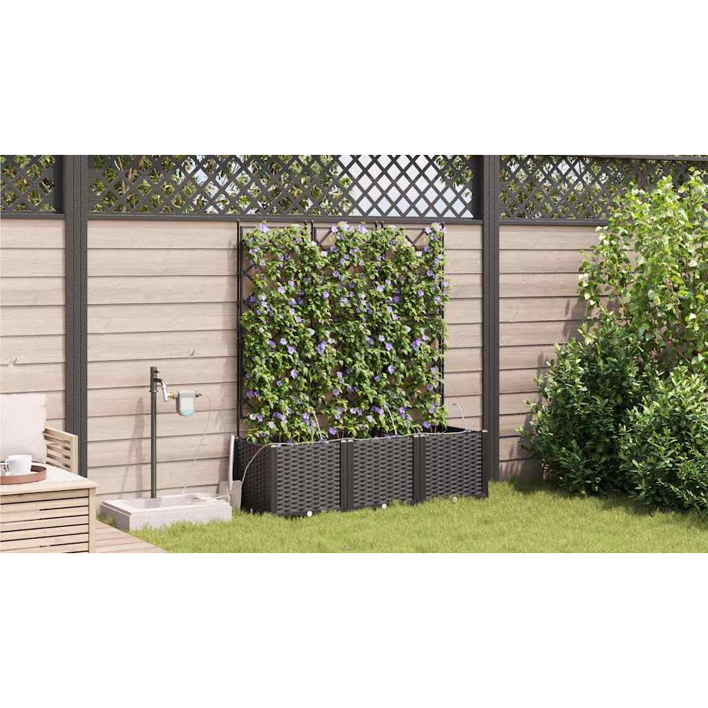 Garden Planter 3 Pcs Pp