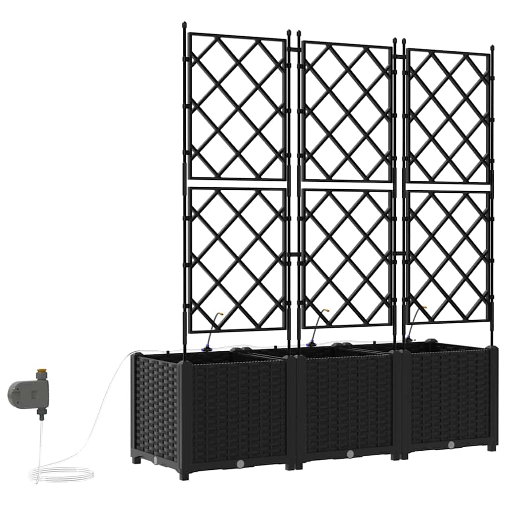 Garden Planter 3 Pcs Pp