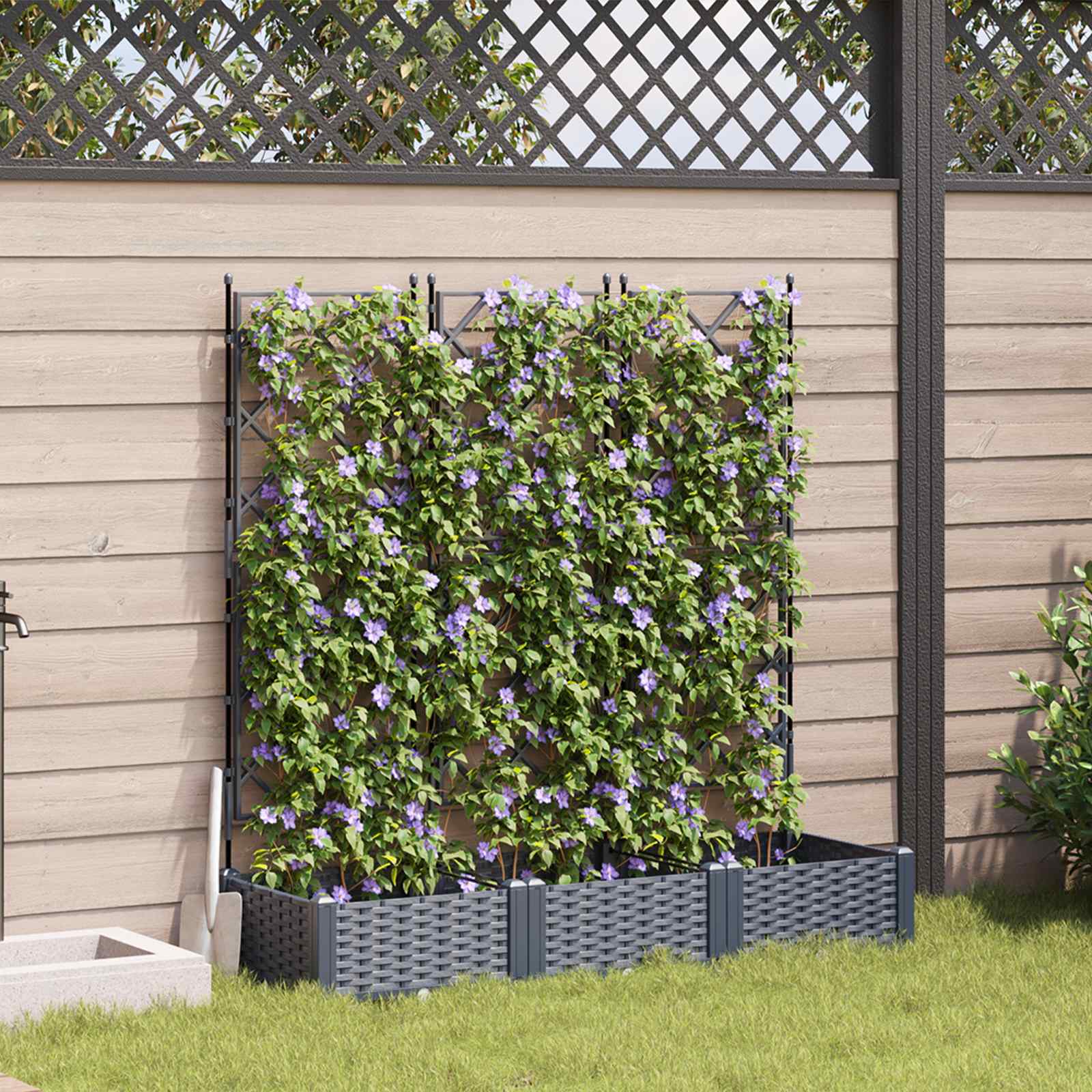 Garden Planter 3 Pcs Pp