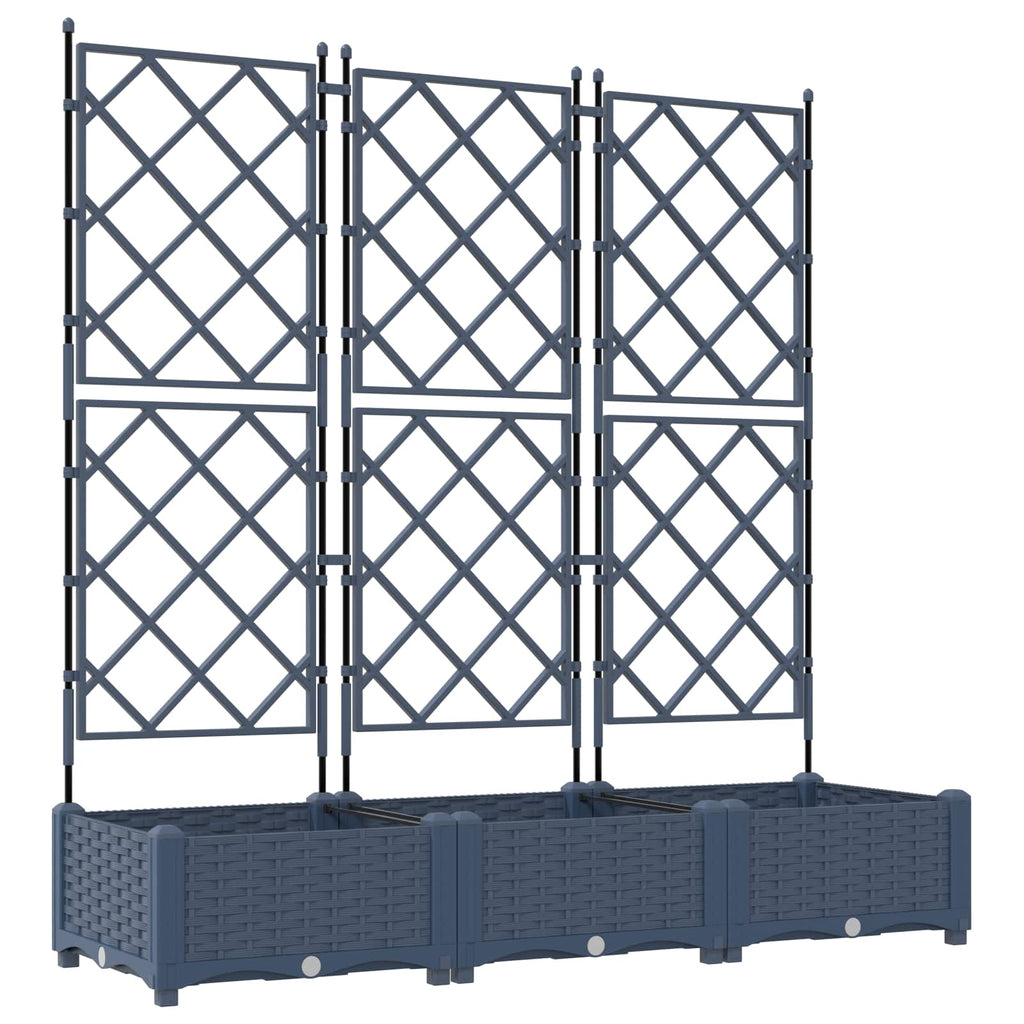 Garden Planter 3 Pcs Pp