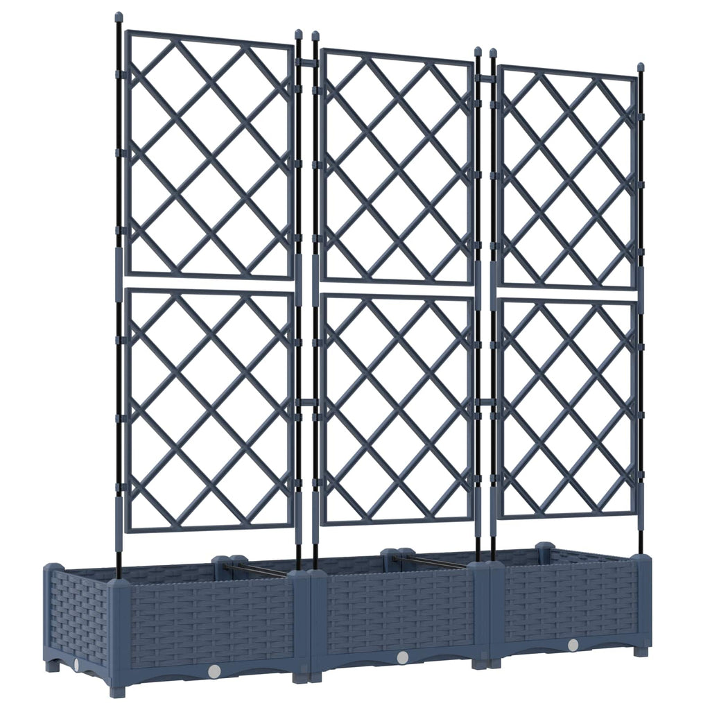 Garden Planter 3 Pcs Pp
