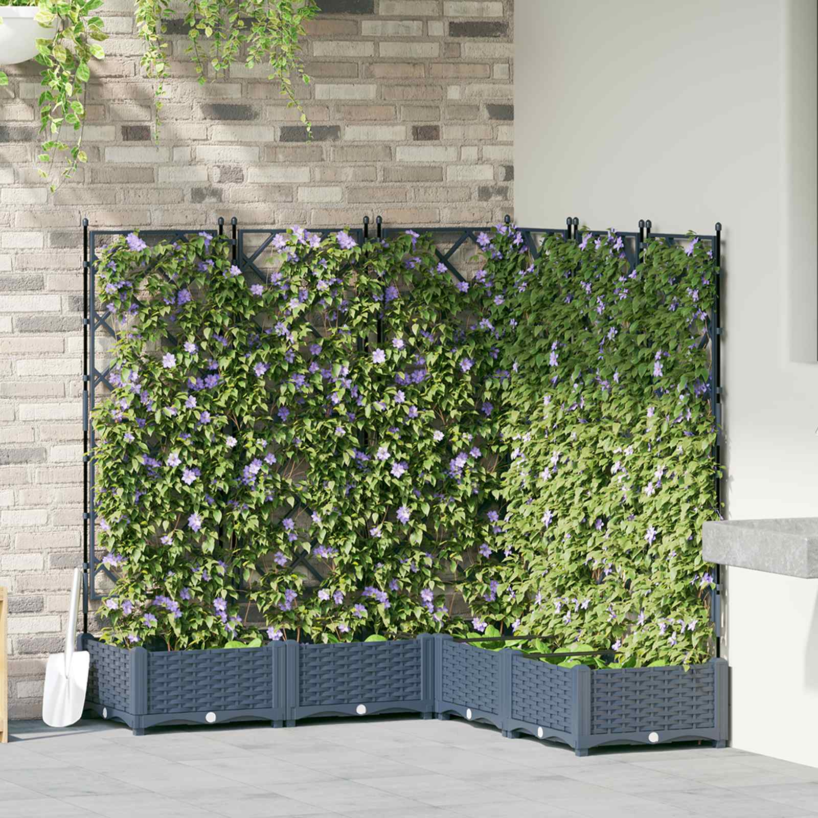 Garden Planter 3 Pcs Pp