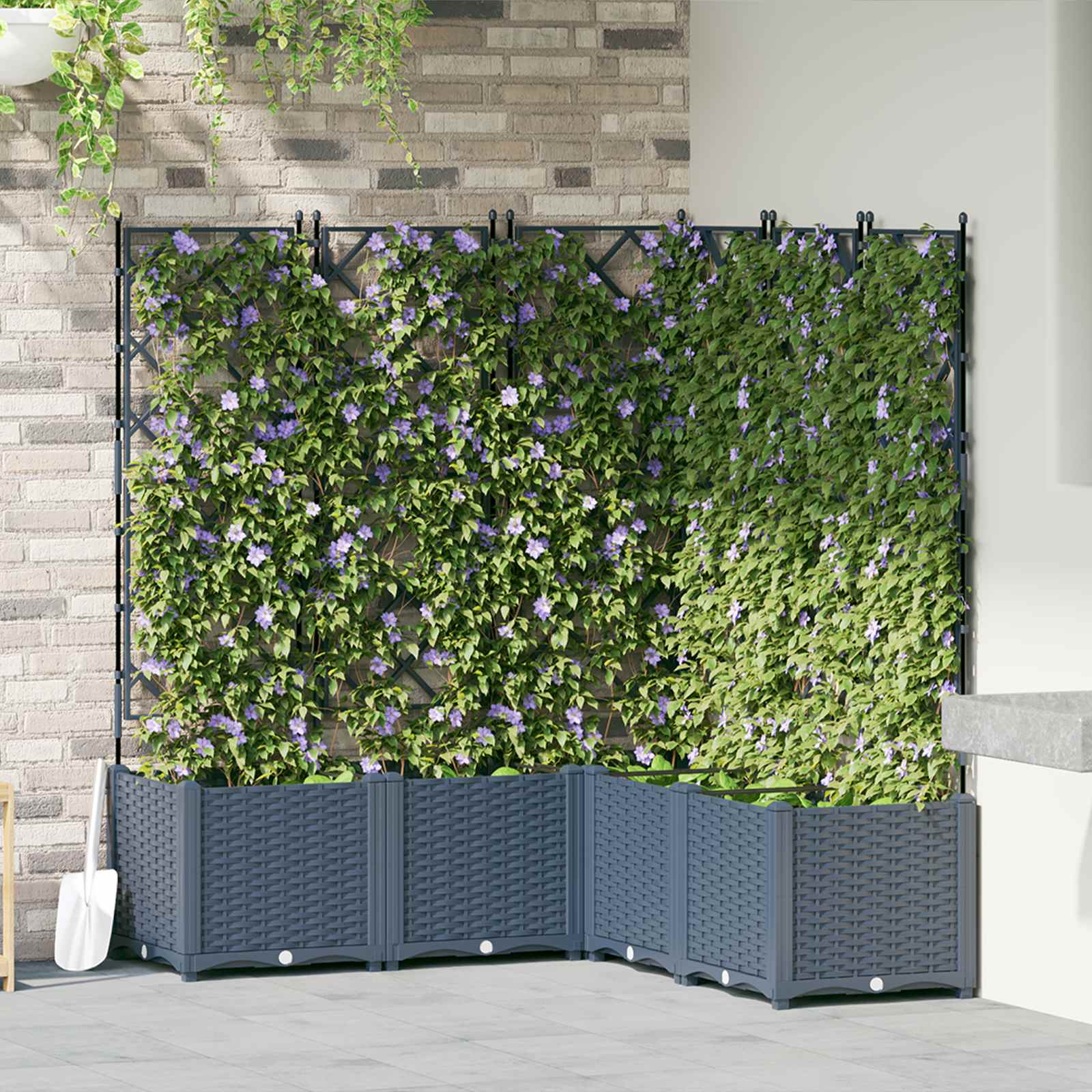 Garden Planter 3 Pcs Pp