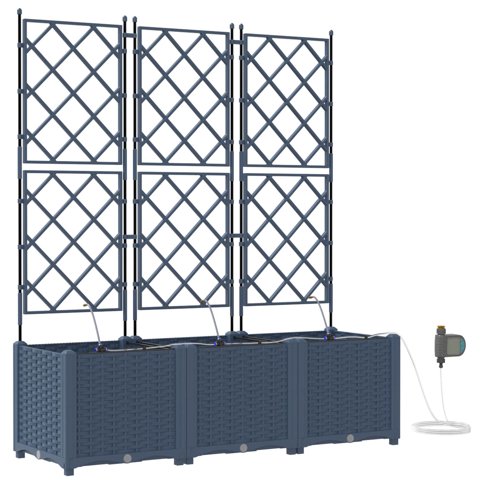 Garden Planter 3 Pcs Pp