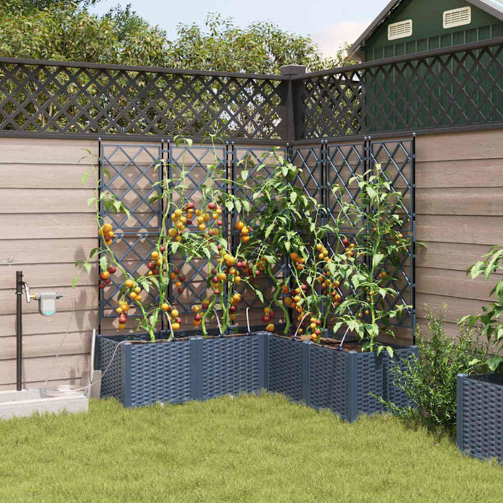Garden Planter 3 Pcs Pp