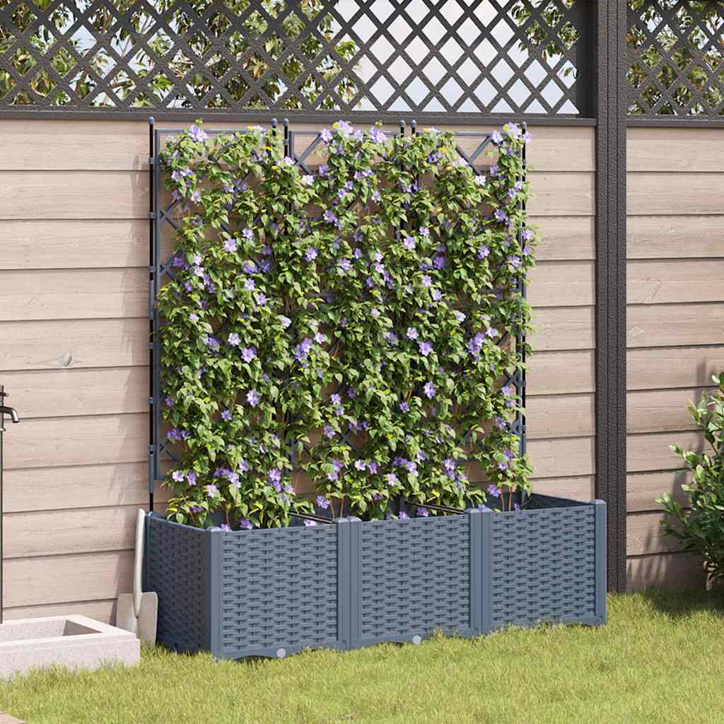 Garden Planter 3 Pcs Pp