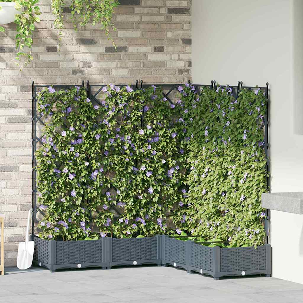 Garden Planter 3 Pcs Pp